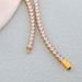 Titanium Steel White Trendy Style Inlaid Zircon Light Luxury Single Row Full Diamond Tennis Hip-Hop Necklace_ipsvogv.com