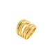 Unisex Geometric Light Luxury Style Plain Ring Female Personality Multi Layer Line Design Irregular Ring Index Finger Ring_ipsvogv.com