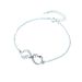 S925 Sterling Silver Bracelet For Women, High End Sense Of Infinite Love 8 Word Mother English Temperament Hand Jewelry_ipsvogv.com