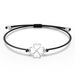 Women's Lucky Bracelet Holiday Gift Friendship Alloy Bracelet Hand Woven Steel Color Diamond Angel Pendant Bracelet_ipsvogv.com