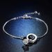 Chain Six Claw Bow for Women Simple Fashion Sunflower Imitated Moissanite Bracelet_ipsvogv.com