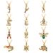 Small Mini Creative Cute Colorful Micro Inlaid Zircon Small Turtle Pendant Pendant Jewelry Necklace_ipsvogv.com