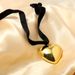 New Creative Adjustable Necklace Fashion Bowknot Crystal Heart Simple Women's Pendant_ipsvogv.com