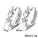 Cao Shi, Japan, South Korea, Xiaoqing, New Style, Simple Ear Buckle, Fashion Love, Peach Heart Shape, Smooth Earrings,_ipsvogv.com