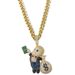 Men's Hip Hop Jewelry Large Pendant With Micro-Pavé Zirconia, Bold Statement Necklace For Trendy Style Trendy Jewelry_ipsvogv.com