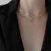 T20 Titanium Steel Non-fading Pendant Necklaces ing Style Cold Wind Temperament Clavicle Simple Chain Girls' Gift_ipsvogv.com