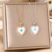 Heart Shaped Devil's Eye Necklace, Female Personality, Fashion Trend, Coldness Style, Zircon Pendant Jewelry_ipsvogv.com
