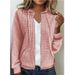 Women's Clothing zipper hooded cardigan long sleeved sweater jacket_ipsvogv.com