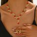 Alloy Rhinestone Necklace Earrings Bride Wedding Accessories Banquet Women Multiple Styles_ipsvogv.com