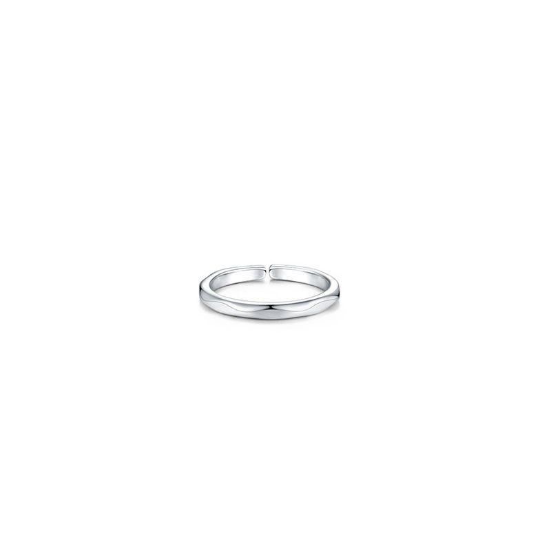 Sweet Ins Open Pink Heart Girl's Cold Wind Zircon Unique Design Light Luxury Exquisite Ring For Women_ipsvogv.com