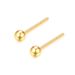 Sterling Silver Small Ball Earrings Women Simple Fashion Niche Design Sense _ipsvogv.com