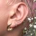 Women's Jewelry S925 Silver Needle Heavy Metal Glossy Personality Earrings Simple Cold Style Retro Earrings_ipsvogv.com