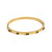 Women's Jewelry Stainless Steel Green Zircon Bracelet High Version Buckle Bracelet Titanium Steel Hand Jewelry Bracelet_ipsvogv.com