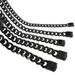 316L Stainless Steel Black Tone Hip Hop Necklace for Mens Chain Width: 9~16mm_ipsvogv.com