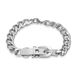 Stainless Cuban Hip Hop Titanium Steel Encrypted Round Polished Strap Buckle Bracelet Men's Accessories_ipsvogv.com