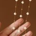 Summer Pearl Full Sky Star Titanium Steel Colorless And Elegant Super Immortal Necklace_ipsvogv.com