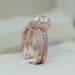 New Set Classic Pear Shaped Water Drop Zircon Engagement Ring Fashion Women's Trendy Handicrafts_ipsvogv.com