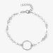 Women's Jewelry 925 Sterling Silver Simple Disc Circle Bracelet High End Niche Personality Temperament All Match Sequin Hand Jewelry_ipsvogv.com