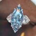 Cao Shi Shining Horse Eye Shaped Heart Shaped Zircon Wedding Ring Women's Jewelry_ipsvogv.com