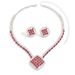 Women’s Jewelry Set Fashion Jewelry Set Luxury Zircon Multi Color Women's Dinner Anniversary Accessories Necklace Earrings Set_ipsvogv.com