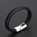 New Leather Alloy Fashion Punk Jewelry Hot Selling Men's Bracelet_ipsvogv.com