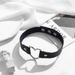 Rock Punk Street Photo Nightclub PU Leather Dark Heart Series Short Collarbone Neck Collar Chain_ipsvogv.com
