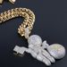 Men's Hip Hop Jewelry Large Pendant With Micro-Pavé Zirconia, Bold Statement Necklace For Trendy Style Trendy Jewelry_ipsvogv.com