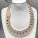 dia Gold Necklace 20mm Width 3 Row Hop Hip Jewelry Iced Out Moissanite Dias Cuban K Chain Necklaces Designer Bracelet_ipsvogv.com