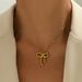 New Style Women's Bow Niche Design Clavicle Chain Versatile Long Necklace High End Jewelry_ipsvogv.com
