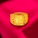 Sha Jin Men's Fortune Round Open Ring Color Hand Decoration Gold Jewelry Necklace Live Broadcast_ipsvogv.com