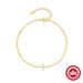 Versatile S Sterling Silver Paperclip Zircon Cross Fashionable Classic Minimalist Bracelet Bracelet_ipsvogv.com