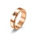 Men's Jewelry Simple Cross Rotatable Decompression Stainless Steel Ring To Relieve Anxiety Titanium Steel Hand Jewelry_ipsvogv.com