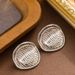 Fashionable Double-layer Irregular Geometric Circular For Women With A Sense Of Luxury, Fashionable And Colorfast Silver_ipsvogv.com