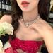 2756 People 【 Collection ! 】 Sparkling Zircon Pearl Choker Light Luxury Niche High-end Necklace For Women 2023 New 【 】_ipsvogv.com