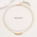 Ins Geometry Light Luxury Wind Bent Metal Design Pendant Necklace Female Personality Trendy Internet Red Collarbone_ipsvogv.com