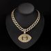 New Alloy Diamond Angel Hip Hop Personalized Creative Devil Eye Pendant Cuban Necklace_ipsvogv.com