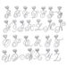 Hip Hop New Heart Script 26 Letter Pendant Trendy Jewelry_ipsvogv.com