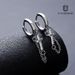 Cross Men With Diamond Studded Tassels, High-end Versatile Hip-hop Earrings For Women, Niche And Minimalist Summer_ipsvogv.com