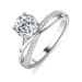 S Pure Silver D Color New Product Four Claw Star River Mosang Stone Ring Wedding, Gift for Wife Group Setting_ipsvogv.com