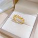 Sweet Shiny Zircon Heart Shape Copper Rings for Women Girls Adjustable Finger Ring Daily Party Accessories Gifts for Friends_ipsvogv.com