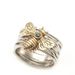 has Newly Developed A Fashionable Bee Ring And Two Tone Alloy Jewelry For Runway Wear, Paired With Hand_ipsvogv.com