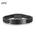 Men's Jewelry Personality Electroplating Titanium Steel Accessories Street Fashion Stainless Steel Magnet Buckle Bracelet_ipsvogv.com