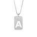 hot selling letter hollow stainless steel necklace men's trendy original niche design street hip hop sweater chain accessories_ipsvogv.com