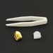 Hip-hop Big Gold teeth Electroplated Real Gold Dentures Single Glaze teeth grillz_ipsvogv.com