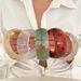 ins Style Gradient Translucent Acrylic Bracelet Female Exaggerated Round Wide Irregular Bracelet_ipsvogv.com