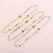 New Chinese Style OT Buckle Freshwater Pearl Collarbone Chain Women's White High-end Niche Natural Stone Necklace Light_ipsvogv.com