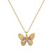 【 Titanium Steel 】 Necklace Earring Light Luxury Laser Bow Full Diamond Personalized Charm Banquet Earrings Set_ipsvogv.com
