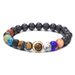 Couple Bracelet Starry Sky Galaxy Bracelet Volcanic Stone Lapis Lazuli Eight Galaxy Bracelet Jewelry_ipsvogv.com