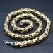 Fashion Hip Hop Stainless Emperor Byzantine Necklace Titanium Jetchain Men's Steel Neck Chain_ipsvogv.com