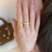 Italian Mid Ghulas Light Luxury High-end Jewelry Pure Silver Brushed Craft Forged Face Ring For Women's New Style_ipsvogv.com